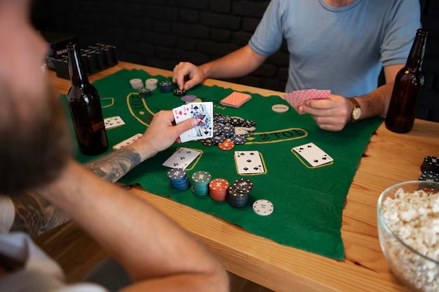 Caribbean Stud Poker gameplay on hasil hongkong
